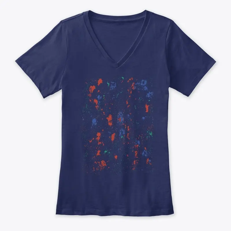 stain pattern t-shirt