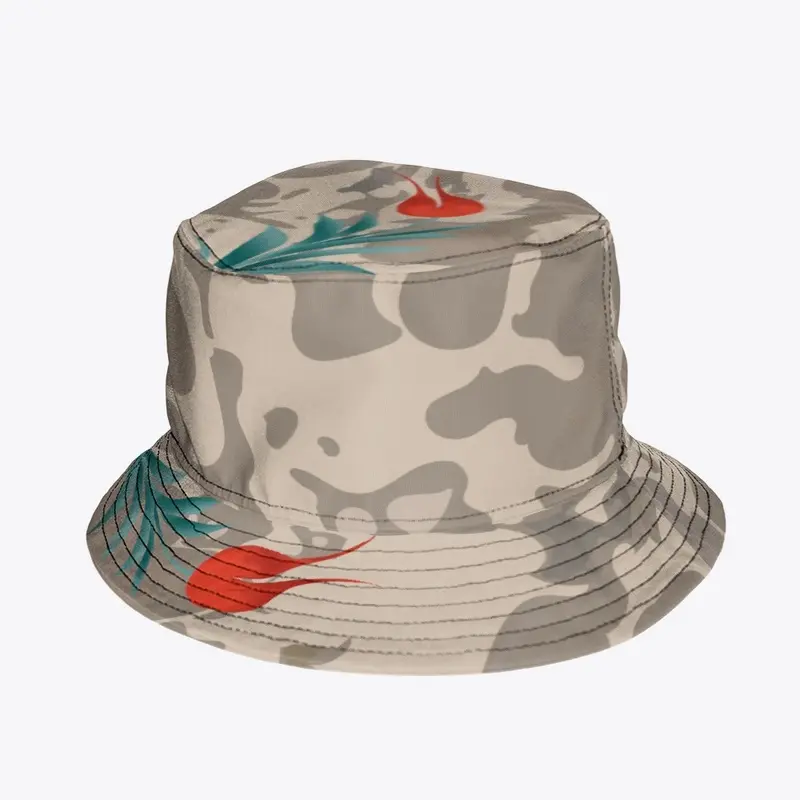 marbling tulip phone hat