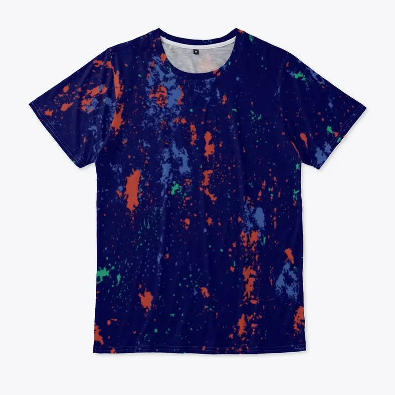 stain pattern t-shirt