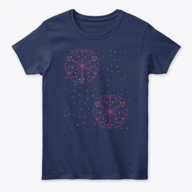 design patterned t-shirt